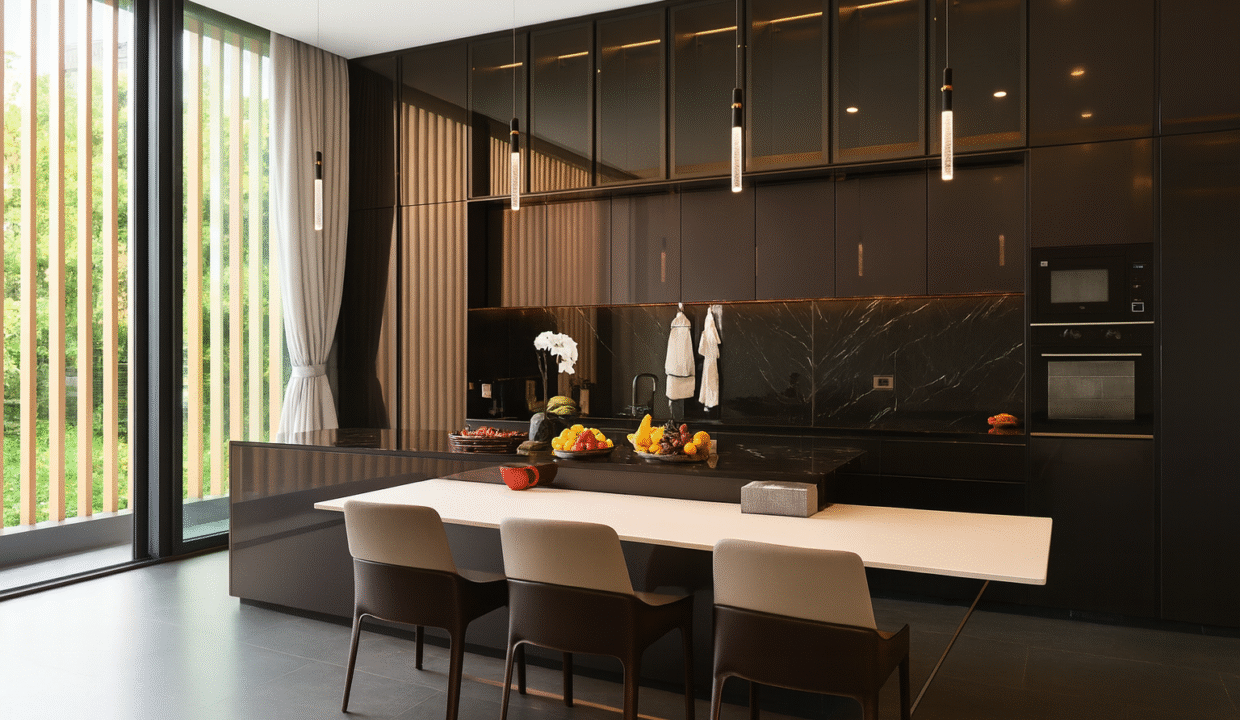 Cuisine moderne et lumineuse