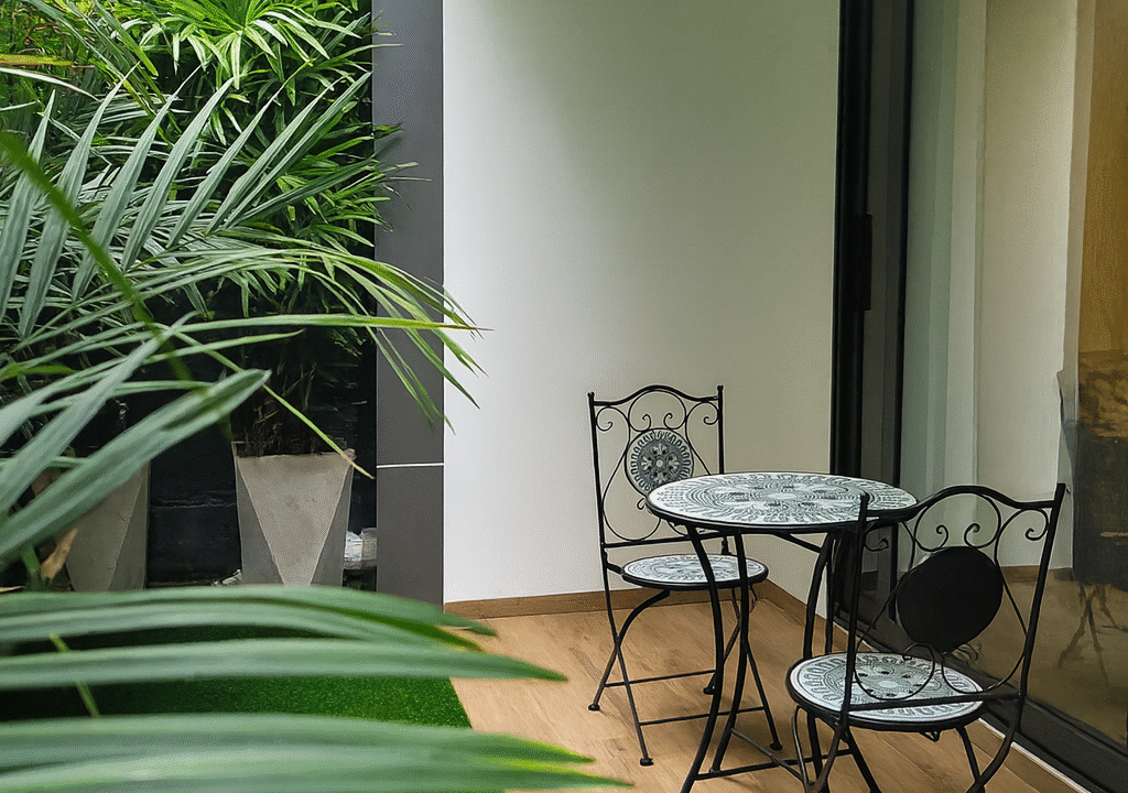 Patio Moderne avec Salon Extérieur