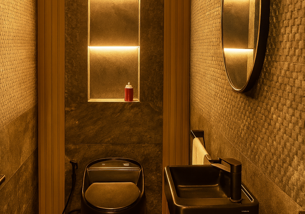 Salle de bain moderne et sophistiquée